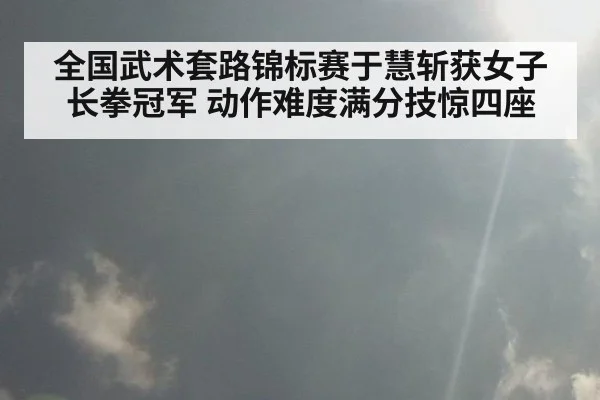 全国武术套路锦标赛于慧斩获女子长拳冠军 动作难度满分技惊四座
